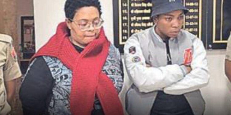 Two Nigerian women have been arrested on drug charges in India.